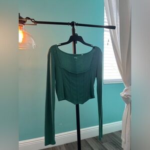 Green long sleeve top from Pacsun in Size S.